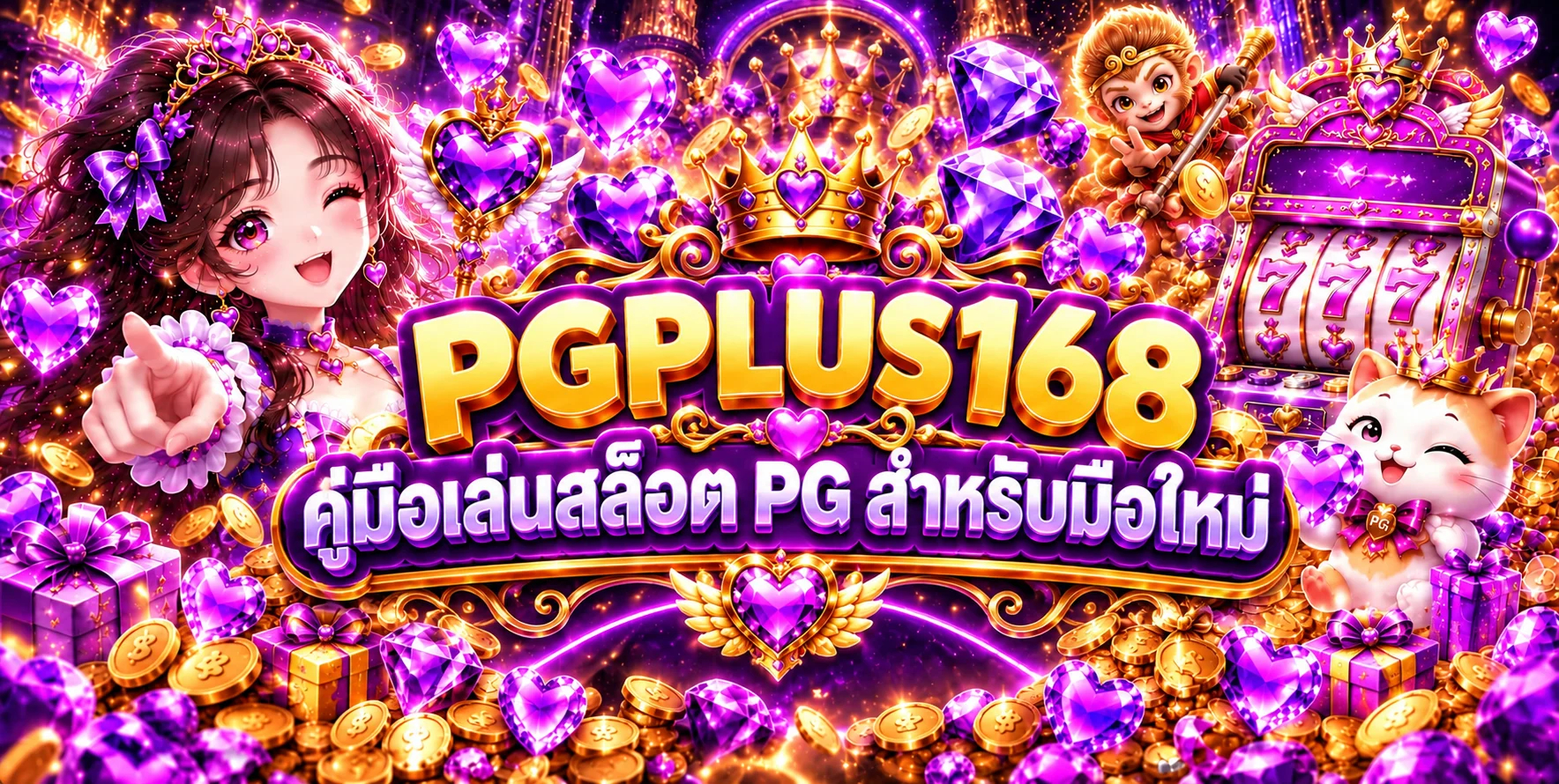 PGPLUS168 คู่เล่นสล็อต PG สำหรับมือใหม่ เข้าใจ RTP